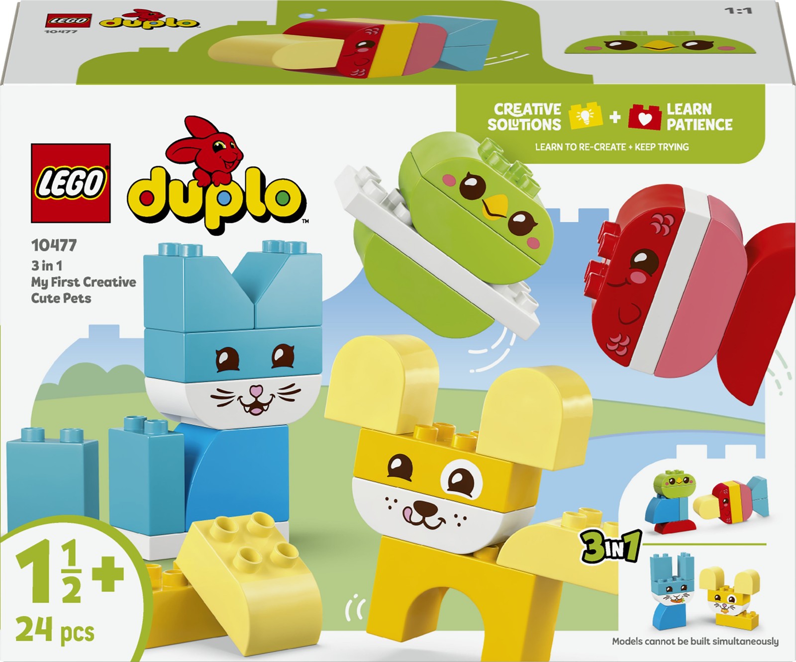LEGO Duplo 10477 Animali Domestici Creativi 3 in 1 NUOVO SIGILLATO - Immagine 3