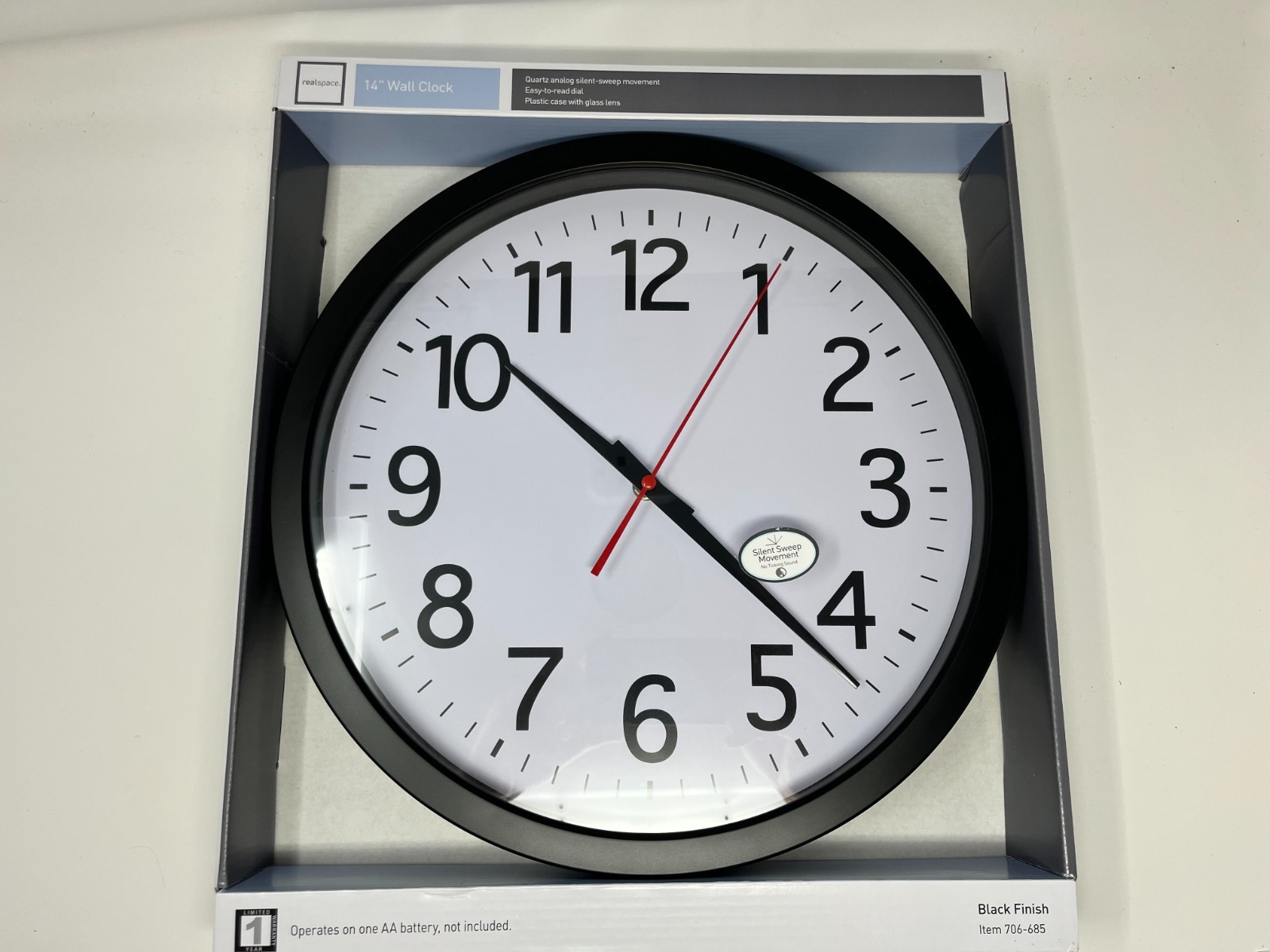 Battery Operated Silent Non-ticking