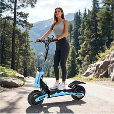 Fast Off-Road Electric Scooters 5600W Dual Motors 60V 50MPH E-Scooter for Adults