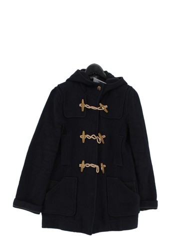 Topshop Women's Coat UK 10 Blue Acrylic