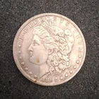Morgan Silver Dollar 1892 San Francisco $1 Coin 0.9 Fineness Circulated