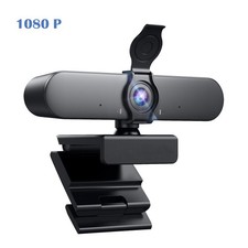 Webcam with Microphone 1080P Web Camera Privacy Cover Auto Focus for PC Desktop