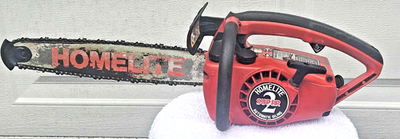 #ad Vintage Homelite Super 2 Chainsaw Runs Well SEE Video Below description $105.00