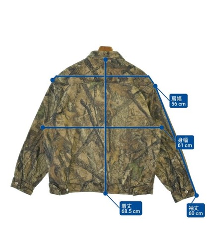 Supreme Chore Jackets BeigexNavyxGreen(Patterned) L 2200601974023 - Picture 7 of 7