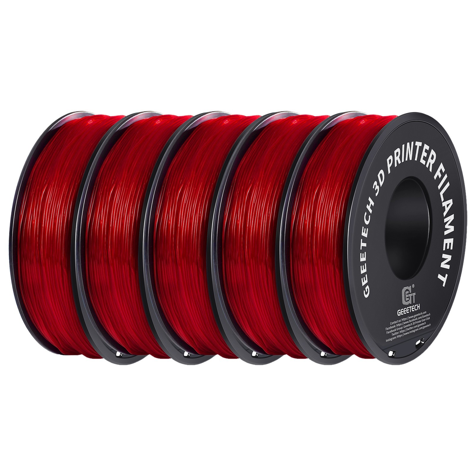 5kg GEEETECH 1,75mm TPU 3D Drucker Filament 1 kg/rolle 95A Flexibel TPU Filament