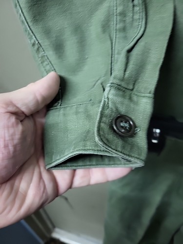 Lt. Col USAF Vietnam Era OD Green Cotton Uniform Shirt sz? + Pants sz 30x31 - Picture 4 of 12