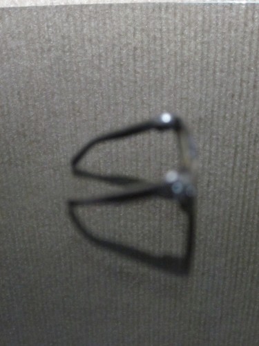 Vintage Mattel Barbie 60er Jahre schwarz Katzenauge klare Gläser Brille Zubehör - Bild 5 von 8
