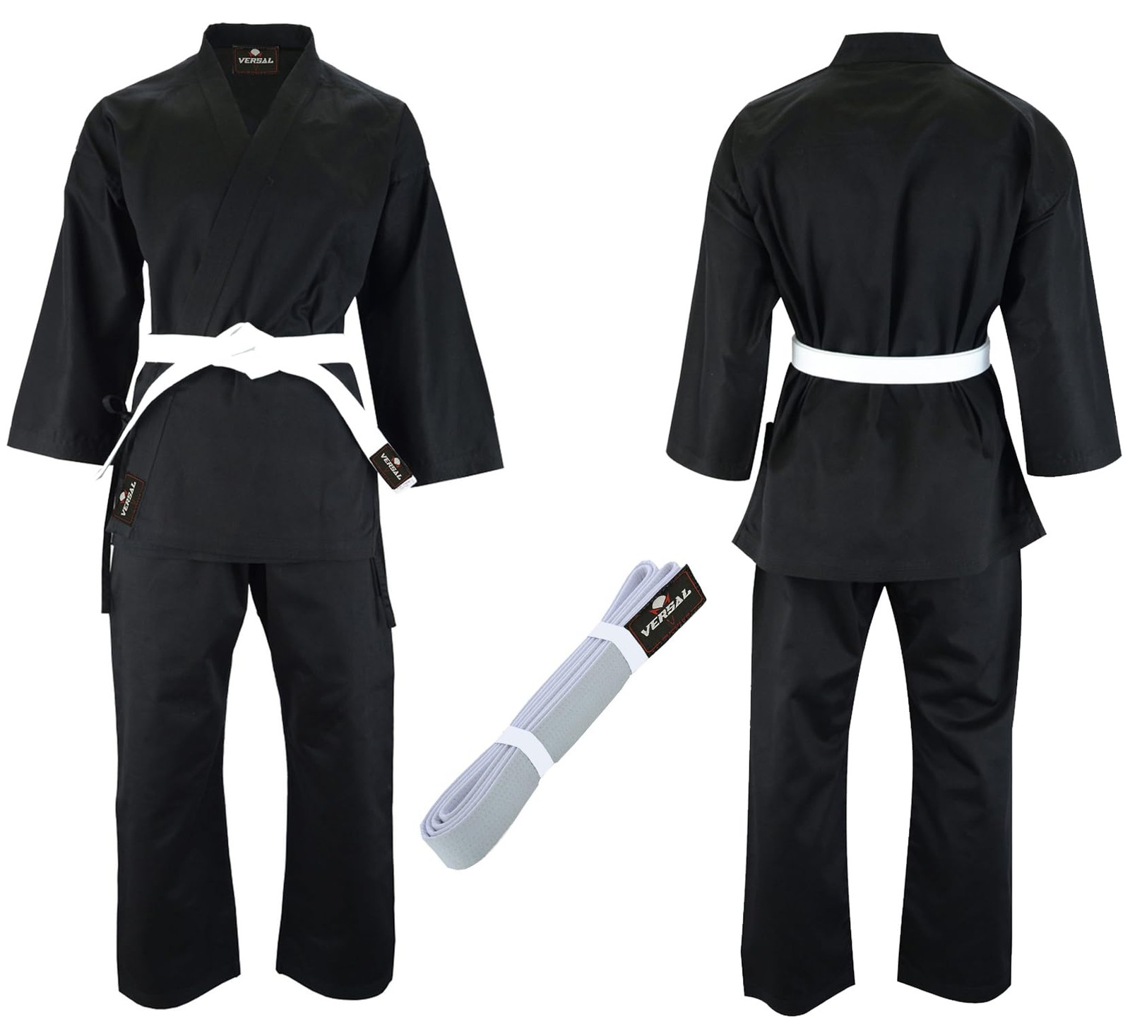 Kimono de karaté blanc pour l'entraînement hebdomadaire des enfants au club de sport