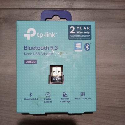 Bluetooth 5.3 Usb Adapter For Pc Windows 8 10 11 Plug And Play Wireless Conne...