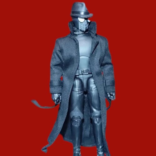 1/12 Custom Marvel Universe Spiderman Noir Long Coat Clothes Soft Goods - Imagen 1 de 3