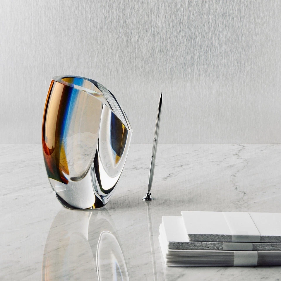 Jarrón Kosta Boda 7040705 - azul/ámbar Foto 2 de 4