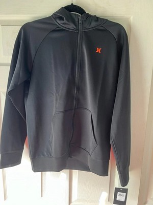 Hurley Men's Track Hoodie Jacket 981582-023 MSRP $60  NEW w TAGS