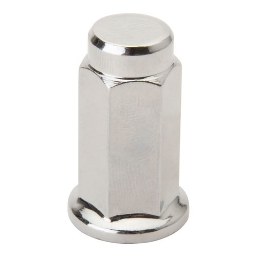 (8 Pack) ITP Flat Base Chrome Lug Nut 10mm x 1.25mm Thread Pitch w/14mm Head - Picture 6 of 9