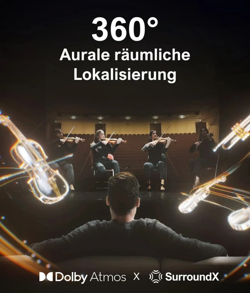 Ultimea Poseidon D80 Soundbar-Subwoofer 7.1-Kanal Lautsprecher-Kit, Dolby Atmos - Bild 4 von 4