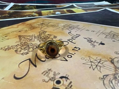Magickal Talisman Ring Attract Wealth Love Money 9999 Professional Witch Powers