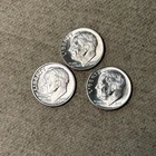 Choice Unc 1946 P+D+S Roosevelt Dime Gem BU Collection Lot Set