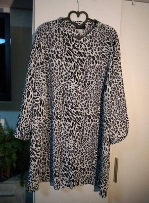   Damen Tunika/Bluse von Creation   Animal Print   Größe 54  