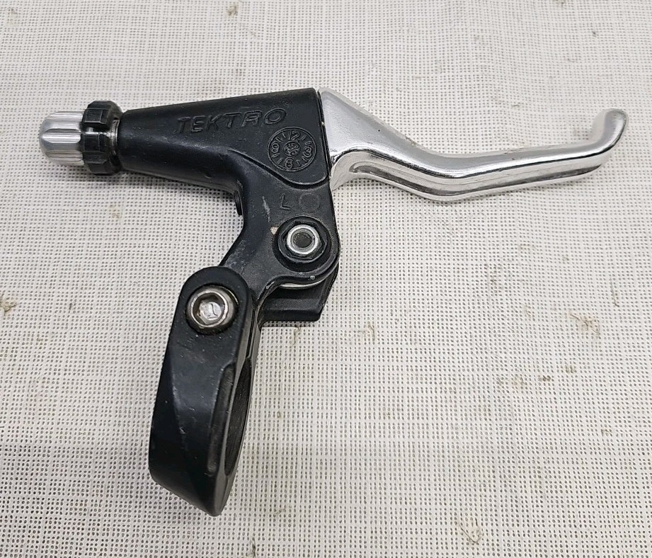 Tektro Universal Aloy 2 Finger Disc/ V Brake Lever MTB BMX Bike Black/Silver