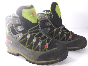 Kayland‎ M11+ Snow Boots Mens 10.5 Black Silver Leather Insulated Vibram Italy Kayland Boots | eBay main image 2