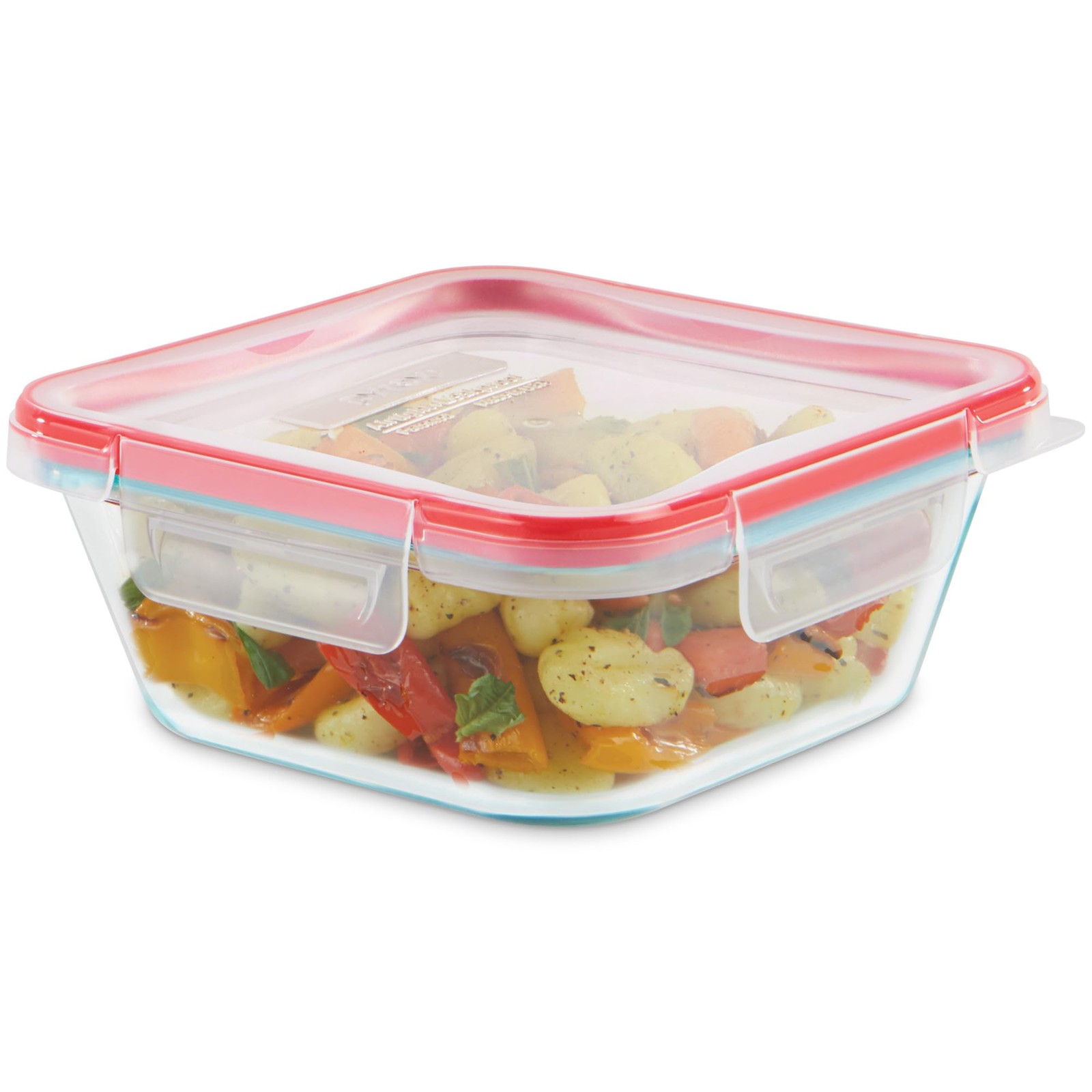 Freshlock Glass Food Storage Container Airtight & Leakproof Plastic Locking Lids