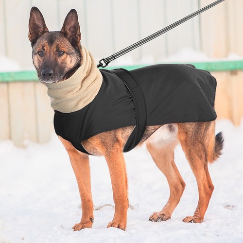 Abrigo Chaqueta Impermeable Forrada de Vellón Grande para Perro Ropa Cálida Galgo 5XL - Imagen 4 de 22