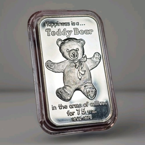 1979 Happiness Is A Teddy Bear Greathouse Productions #20/175 Silver Bar TRG-11 - Picture 1 of 6