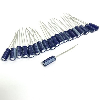 (PKG of 20) 33uF 16V Electrolytic Capacitor, Radial, 85ºC, Nichicon VX Series