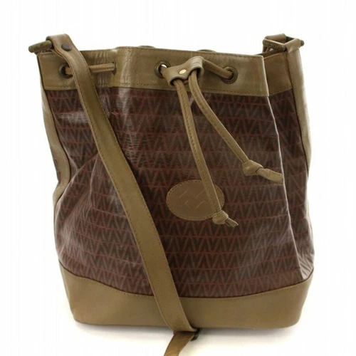 Borsa a tracolla Mario Valentino secchiello coulisse una marrone DK usata bde753bf31d3e1e