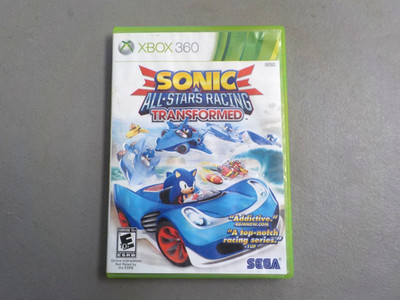 Xbox 360 - Sonic & All-Stars Racing Transformed - W/ MANUAL -  FREE SHIPPING