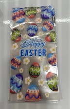40 Happy Easter Cellophane Treat/Loot Bags with Ties,New