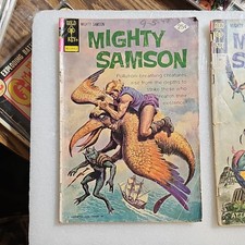 Gold Key Mighty Samson Comic Lot Silver Age Pollution Creatures Winged Raiders