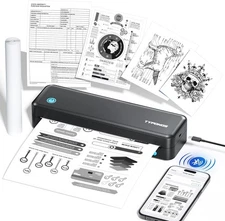 Portable Printers,Bluetooth Support 2" to 8.5" Width Thermal Paper & 8.5"x11"