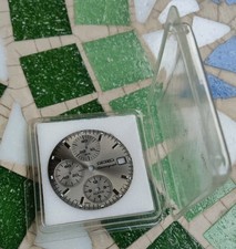 Vintage Uhr Seiko 7T32-7D88 graues Zifferblatt NOS