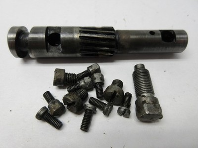 1950 MATCHLESS G80 G 80 S CLUBMAN OIL PUMP SHAFT WITH HARDWARE