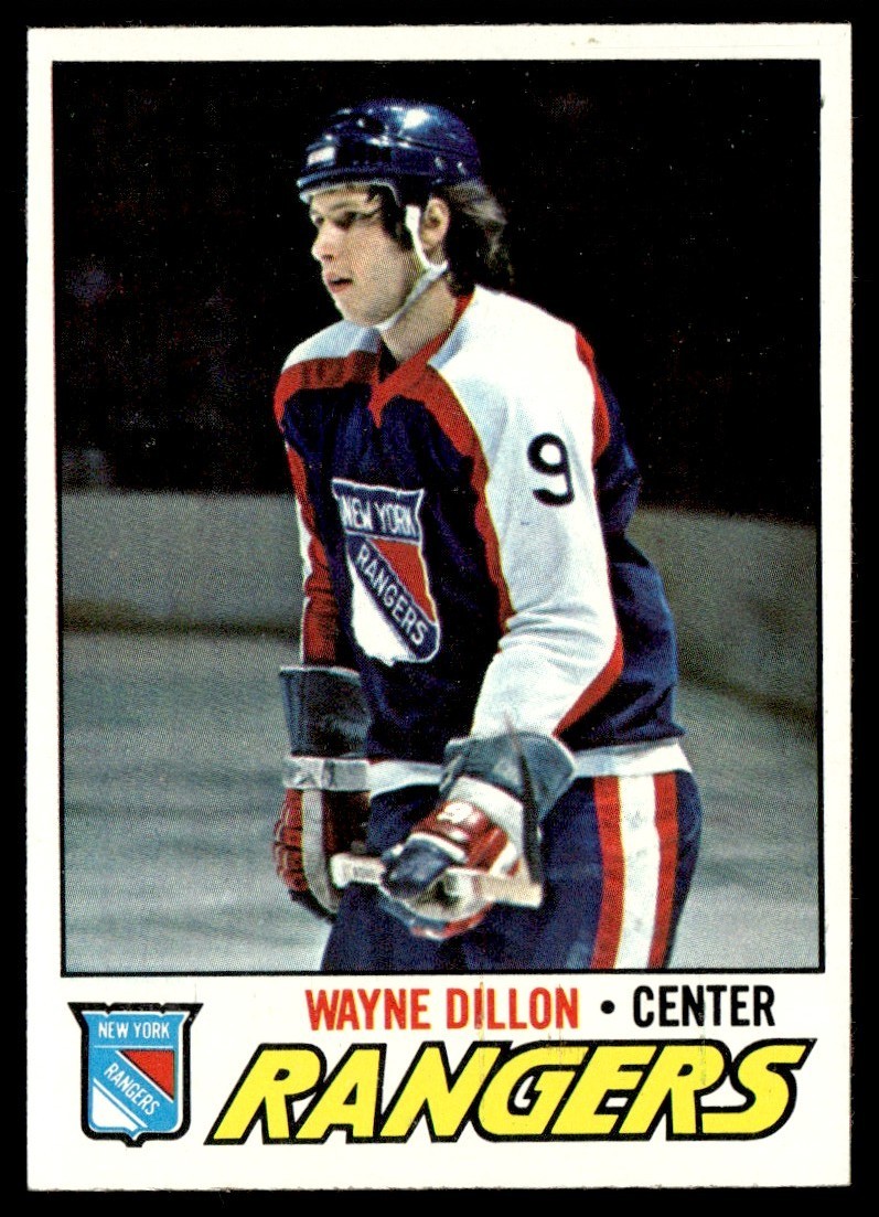 1977-78 Topps Hockey Card Wayne Dillon New York Rangers #166 EX-MT+
