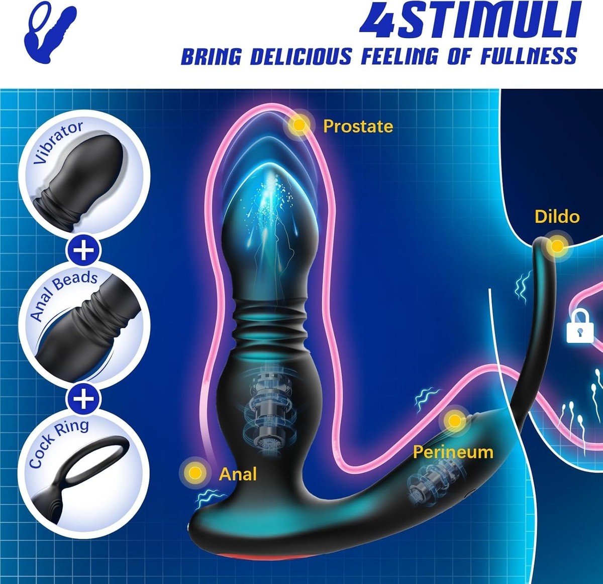 BEISAR Prostate Massager Anal Vibrator, Male Sex Toys for Men Sex Toy Anal Pl... | eBay BEISAR Prostate Massager Anal Vibrator, Male Sex Toys for Men Sex Toy Anal Pl... | eBay