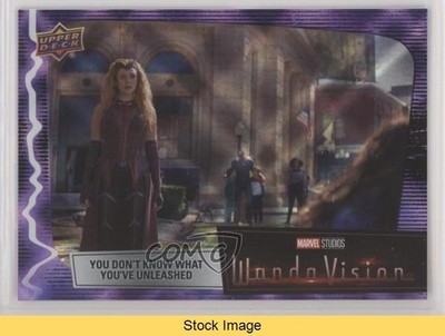 2022 Marvel Studios' WandaVision Purple Spell Wanda Maximoff #87 READ 07q0