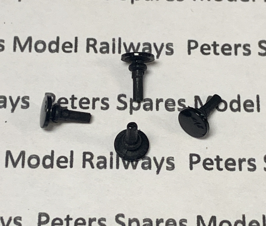 Peters Spares PS107 Replacement Hornby S8911 Round Buffers (Pk4) Plastic