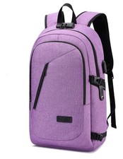 Laptop Backpack For Men And Women, For 15.6 Inch. Purple