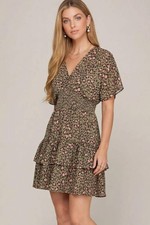 She Sky Leopard Print Dress