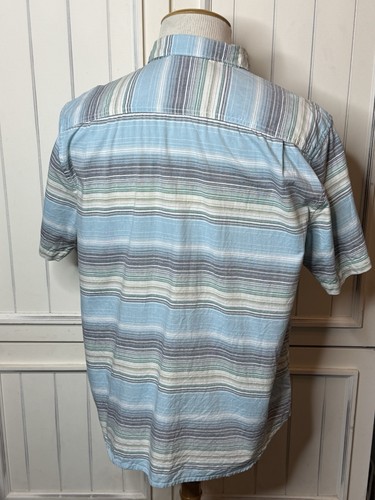 Tommy Bahama gestreiftes Button Down Camp Hemd Large - Bild 3 von 4