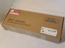 Register Booster Fan for 4" x 12" Register Holes, Quiet Vent Fan Booster with...