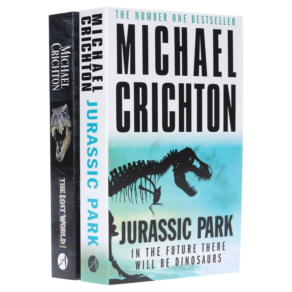 Jurassic Park & The Lost World 2 Books Paperback-  Fiction - By Michael Crichton - Image 4 of 4
