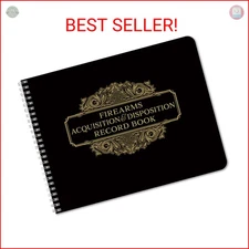 BookFactory Firearms Acquisition and Disposition A&D Gun Log Book ATF Gun LogBoo
