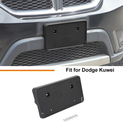 Front License Mount Accessories ABS Nameplate Holder for Dodge Journey 2011-2019