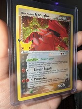 Team Magma's Groudon 9/95 Team Magma vs Team Aqua Holo 2004 Rare