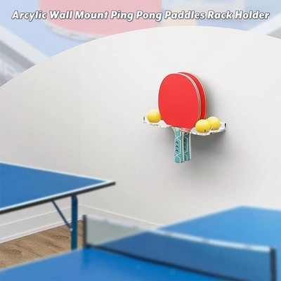 Pong Paddel Halter Stehen Rack Organizer Regal Klar für Bar Gym