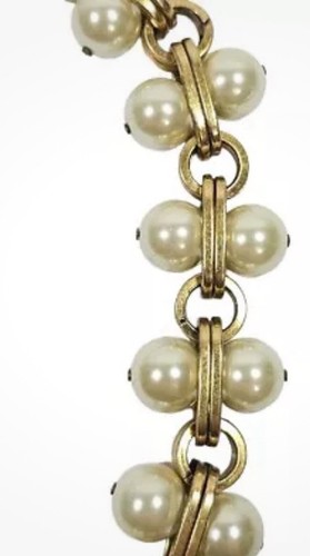Collana J Crew grande dichiarazione di perle e toni oro - Foto 3 di 10