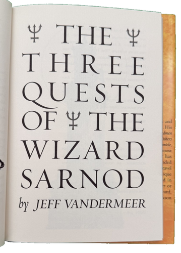 SIGNED/LTD #394/500 VanderMeer "3 Quests of the Wizard Sarnod" WSFA Press ©2010 - Bild 9 von 10