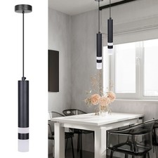 Modern LED Mini Pendant Light Black Kitchen Island Hanging Light Dimmable 6W